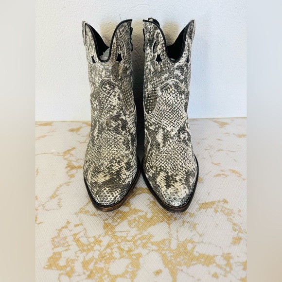 🔥🔥FINAL CLEARENCE🔥🔥 ZiGi ny Snake Western Ankle Boots - Picture 4 of 11